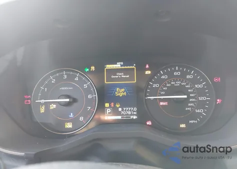 2018 Subaru Crosstrek 2.0I Premium z USA, uszkodzony, nr VIN JF2GTADCXJH232951